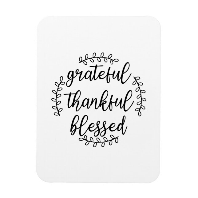 Imán Agradecido Agradecimiento (Vertical)