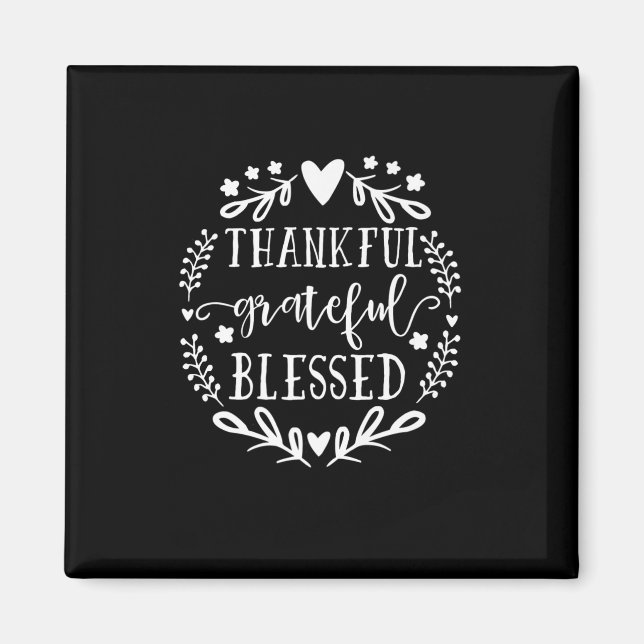 Imán Agradecido Comfy Fall (Frente)