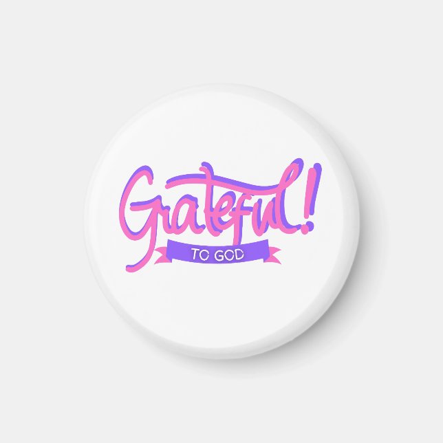 Imán Agradecimiento a Dios (Frente)