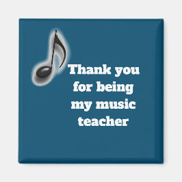 Imán Agradecimiento a mi profesor de música