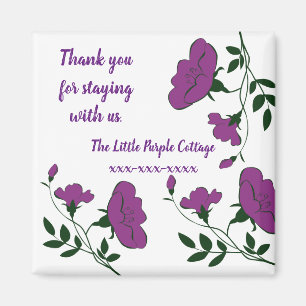 Imán Agradecimiento al cliente de alquiler de vacacione