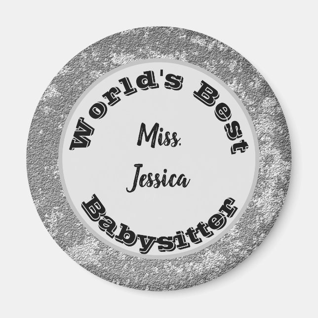 Imán Agradecimiento de los bebedores Plata desangrada G (Frente)