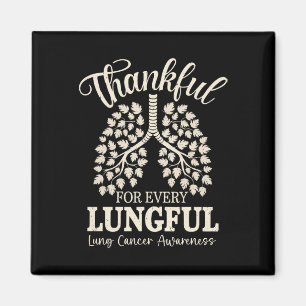 Imán Agradecimiento Por Cada Conciencia Lungful Lung Ca