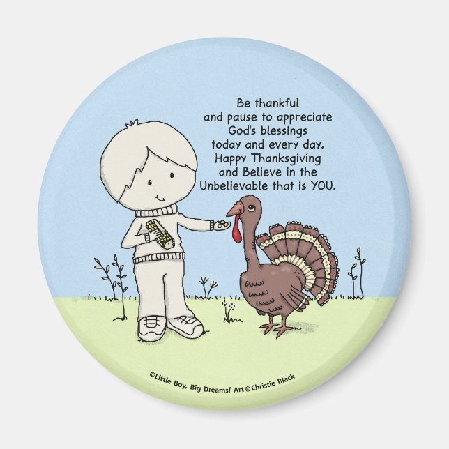 Imán Agradecimiento y agradecimiento (Frente)