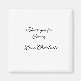 Imán agradecimientos por el mensaje de texto de añadir 