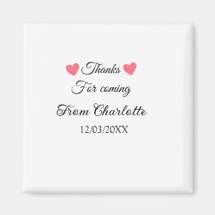 Imán agradecimientos por el mensaje de texto de añadir 