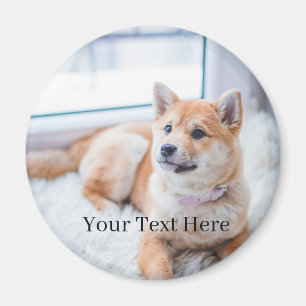 Imán Agrega tu foto y texto personalizado