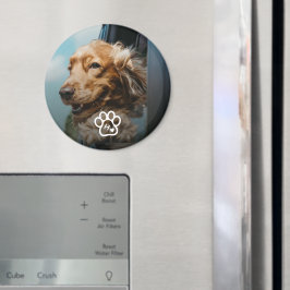 Imán Agrega tu propia foto de mascotas de perros con mo