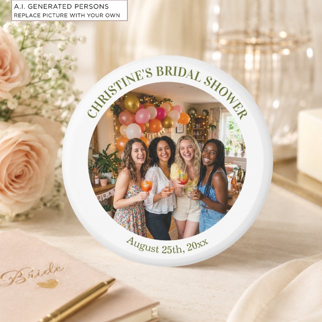 Imán Agrega Tu Propia Foto Favor de Boda Chic (Subido por el creador)