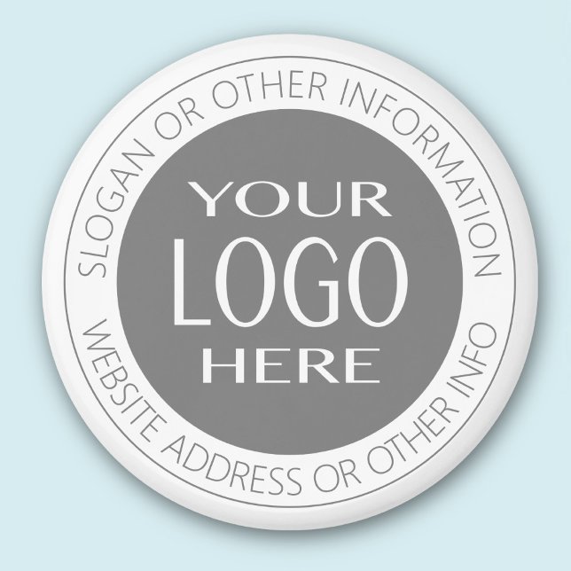 Imán Agrega tu propio logotipo y texto circular (Subido por el creador)