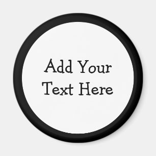 Imán Agrega tu propio texto personalizado a esto