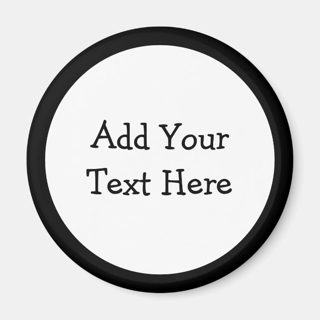 Imán Agrega tu propio texto personalizado a esto (Frente)