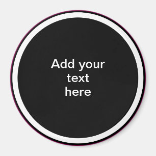 Imán Agrega tu texto aquí - PLANTILLA