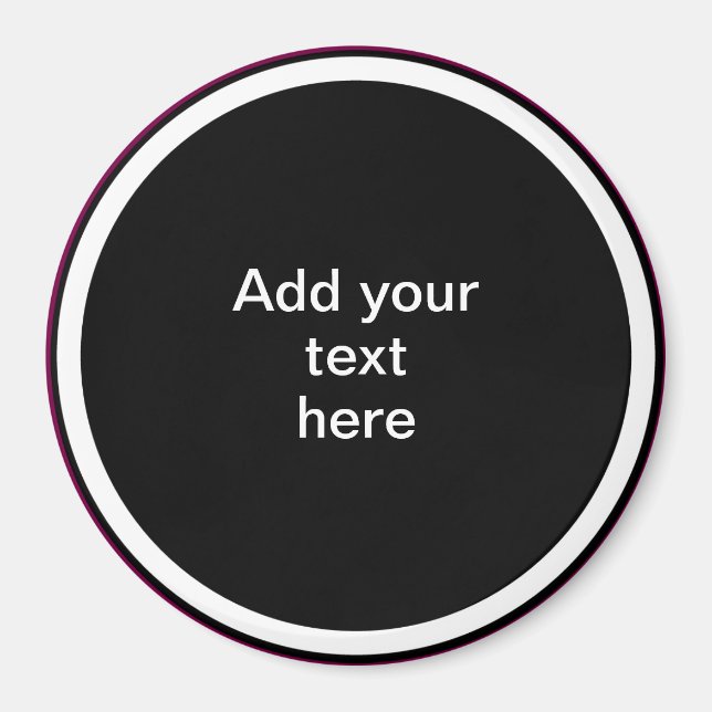 Imán Agrega tu texto aquí - PLANTILLA (Frente)