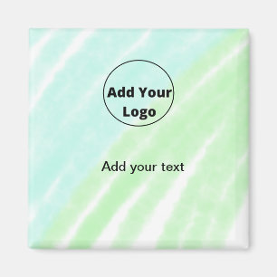 Imán agrega tu texto simple mínimo personalizado agrega