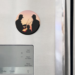 Imán Agricultores y atardecer