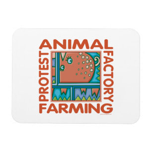 Imán Agricultura en fábrica, derechos de los animales