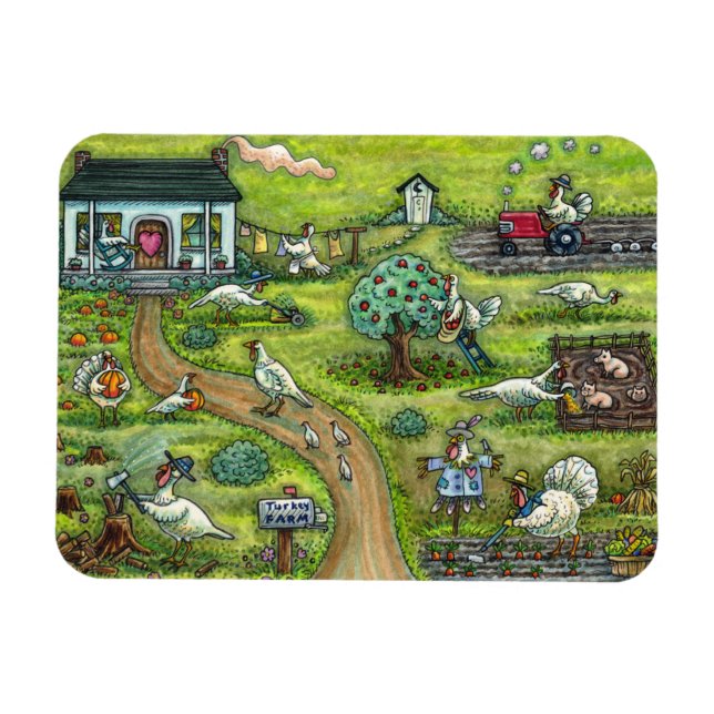 IMÁN AGRICULTURA, PAÍS HUMORÍSTICO GRACIAS A LAS AVES (Horizontal)