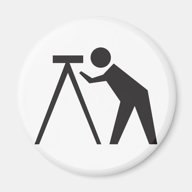 Imán Agrimensor en el trabajo (Frente)