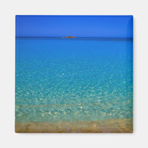 Imán Agua azul, Islas Exuma, Bahamas.