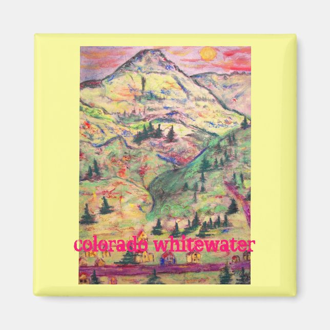 Imán agua blanca de colorado (Frente)