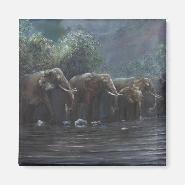 Imán Agua de bienvenida 1990 (Frente)