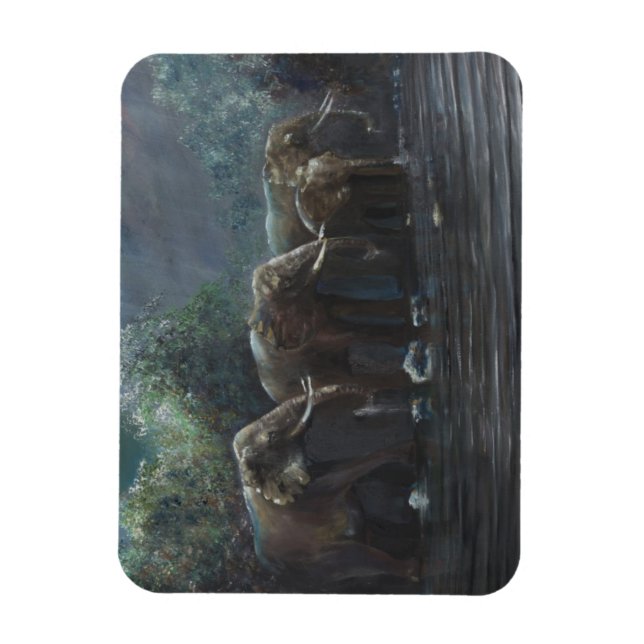 Imán Agua de bienvenida 1990 (Vertical)