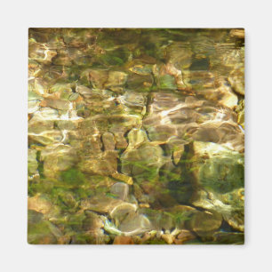 Imán Agua de Fuentes Termales Verde-Oro Naturaleza
