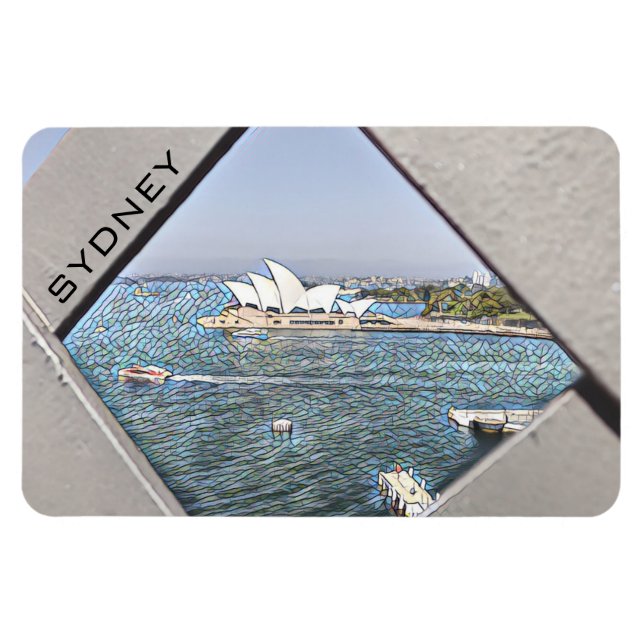 Imán agua de la ópera de sydney (Horizontal)