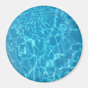 Imán Agua de Piscina Azul Celeste Cristalina