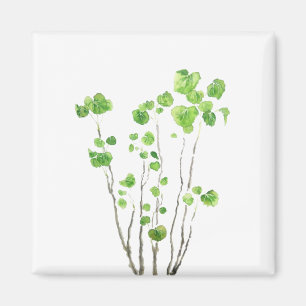 Imán Agua de planta cubierta verde