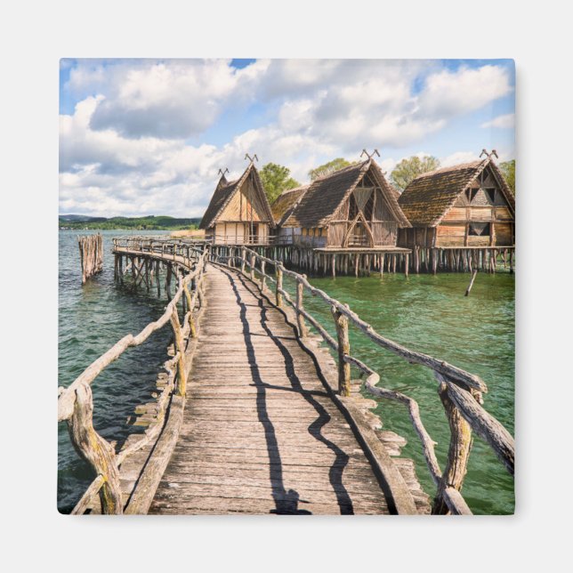 Imán Agua | Inclinación de las casas sobre el agua (Frente)