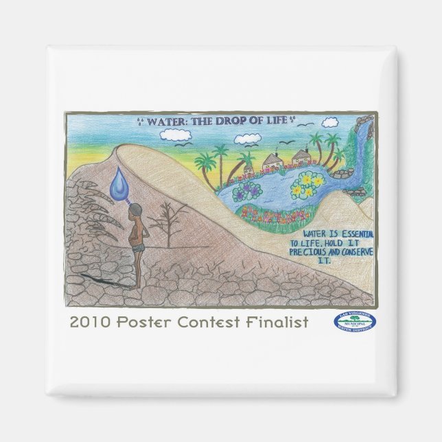 Imán Agua: La gota de la vida (Frente)