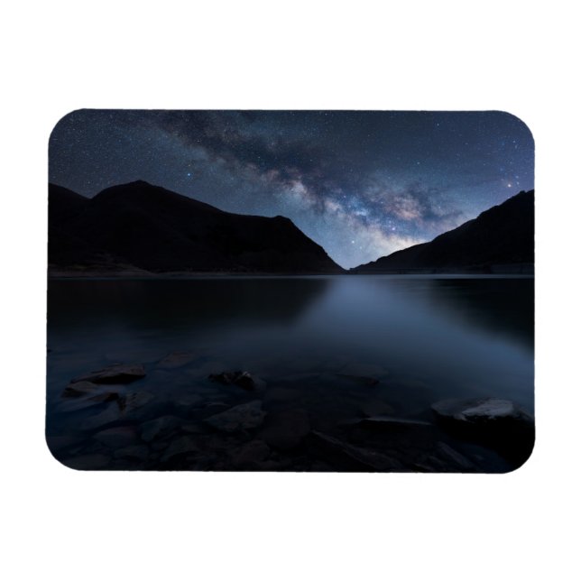 Imán Agua | Lakeshore de noche (Horizontal)