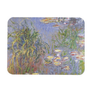 Imán Agua-Lirios de Claude Monet el  , racimo de hierba