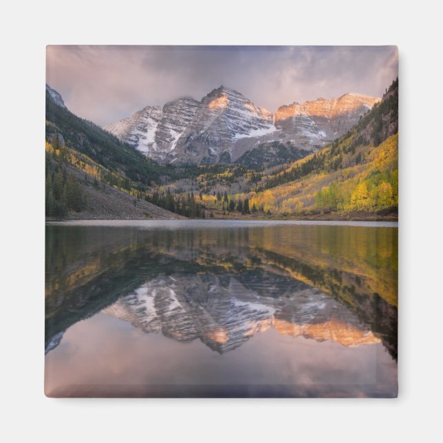 Imán Agua | Maroon Bells Colorado (Frente)