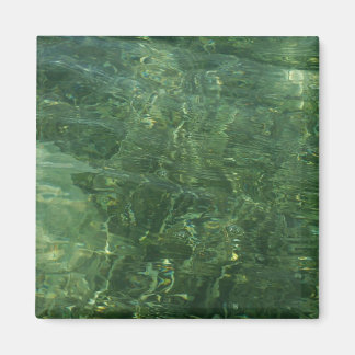Imán Agua sobre la hierba marina II (azul y verde) Foto