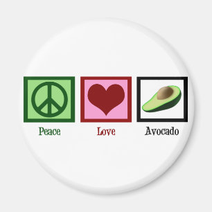 Imán Aguacate del amor de la paz