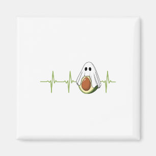 Imán Aguacate Heartbeat Halloween Fantasma Boocado Vega