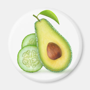 Imán Aguacate y pepino