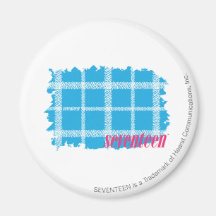 Imán Aguamarina 4 de la tela escocesa