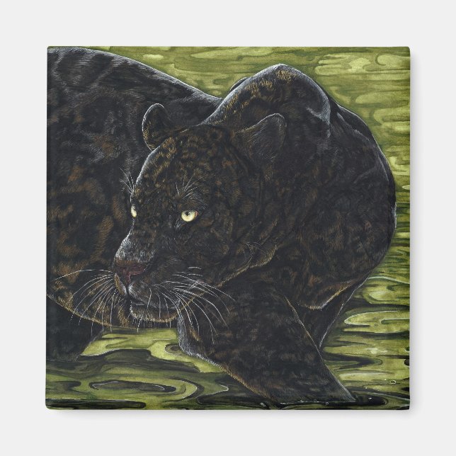 Imán Aguas oscuras - Pantera negra (Frente)