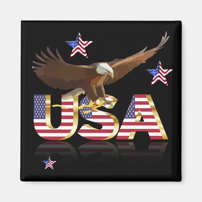 Imán Águila americana (Frente)
