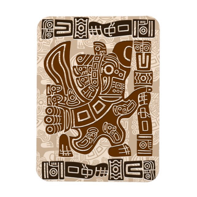 Imán Águila azteca guerrera arte tribal antiguo