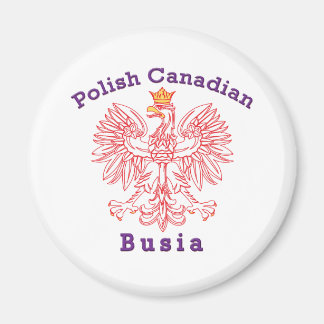 Imán Águila canadiense polaca Busia