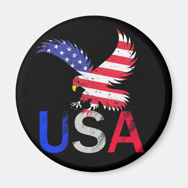 Imán Águila de Estados Unidos (Frente)