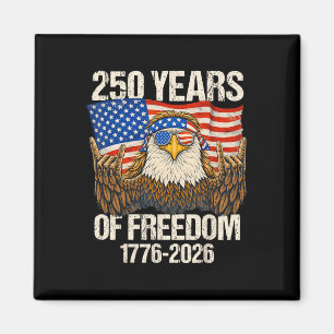Imán Águila de la bandera americana 250 años de liberta