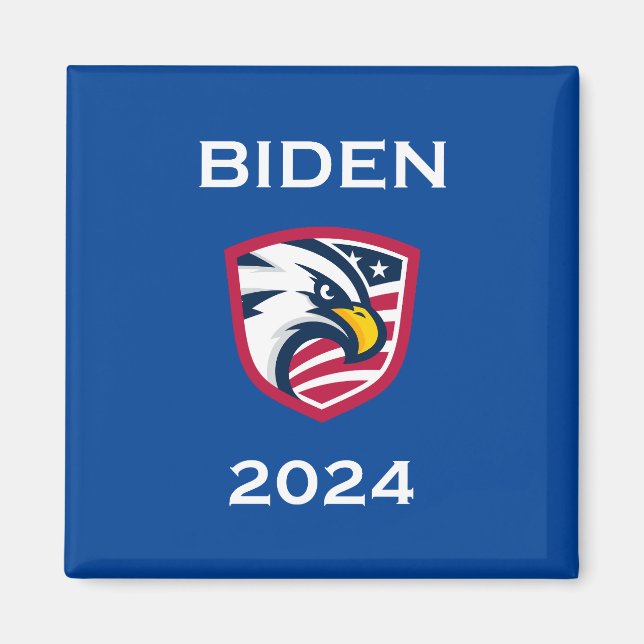 Imán Águila electoral Joe Biden 2024: Patriótico de Gua (Frente)
