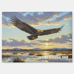 Imán Águila imperial española en el parque nacional de