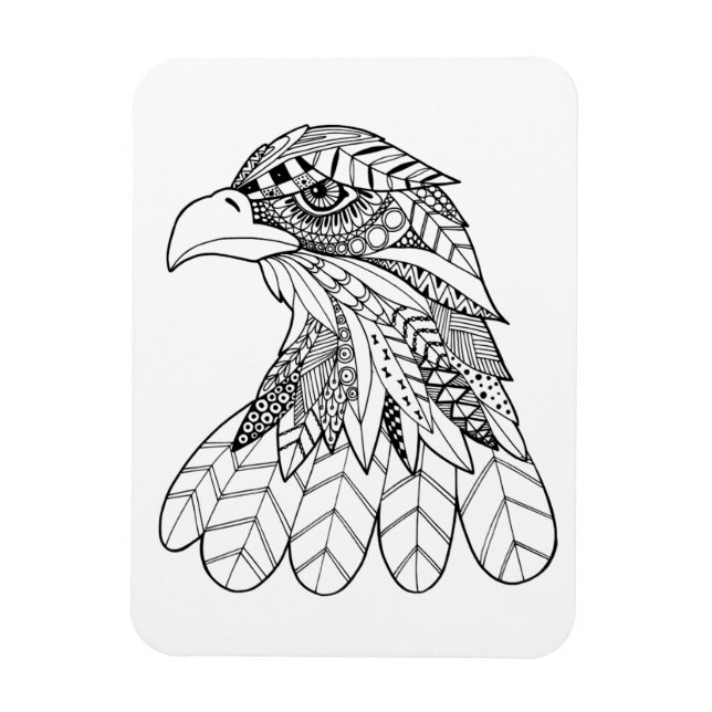 Imán Águila inspirada (Vertical)